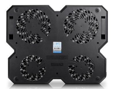 Подставка для ноутбука Deepcool Multi Core X6 (DP-N422-MCX6) 15.6" 380x295x24мм 30.9дБ 2xUSB 4x 900г черный