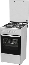 Плита Газовая Darina ABA 3007 W белый (стеклянная крышка) реш.чугун