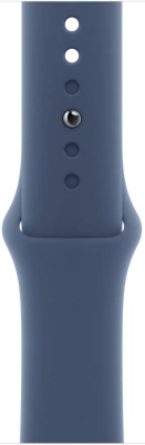 Смарт-часы Apple Watch Series 10 A2997 42мм OLED корп.серебристый Sport Band рем.синий разм.брасл.:S/M (MWWA3ZP/A)