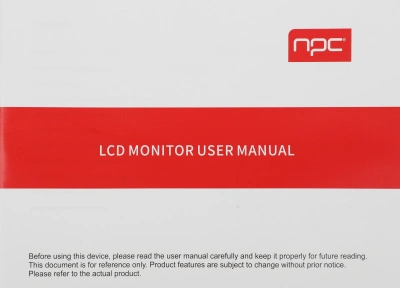 Монитор NPC 23.8" MQ2409-A черный VA LED 5ms 16:9 HDMI матовая 3000:1 250cd 178гр/178гр 1920x1080 75Hz FreeSync VGA FHD 3.12кг