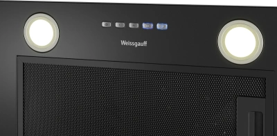 Вытяжка встраиваемая Weissgauff Fiona 60 BL черный управление: кнопочное (1 мотор)