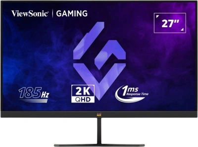 Монитор ViewSonic 27" VX2758A-2K-PRO черный IPS LED 16:9 HDMI матовая 1000:1 250cd 170гр/160гр 2560x1440 185Hz FreeSync DP Quad HD 2K (1440p) 4.9кг