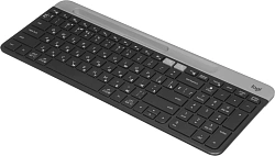 Клавиатура Logitech K580 черный/серебристый USB беспроводная BT/Radio slim Multimedia (920-009208)