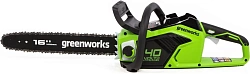 Цепная пила Greenworks GD40CS18 аккум. 3600Вт 4.89л.с. дл.шины:18" (45cm) (2009607)