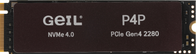 Накопитель SSD Geil PCIe 4.0 x4 512GB P4PDC23C512A P4P M.2 2280 0.46 DWPD