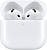 Гарнитура вкладыши Apple AirPods 4 ANC A3055,A3056,A3059 белый беспроводные bluetooth в ушной раковине (MXP93ZM/A)