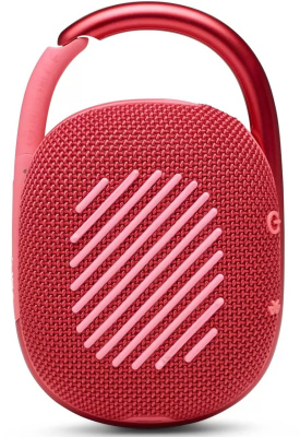 Колонка порт. JBL Clip 4 красный 5W 1.0 BT 15м 500mAh (JBLCLIP4REDAM)