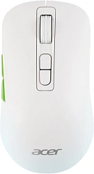 Мышь Acer OMR311 белый оптическая 2400dpi беспров. BT/Radio USB 7but (ZL.MCECC.034)