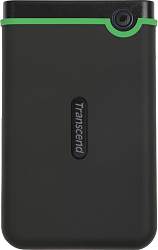 Жесткий диск Transcend USB3.0 1TB TS1TSJ25M3S StoreJet 25M3S (5400rpm) 2.5" серый