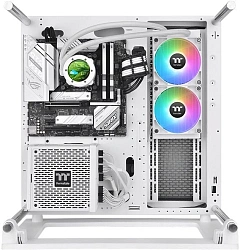 Система водяного охлаждения Thermaltake TH240 V2 Ultra Snow ARGB Soc-AM5/AM4/1200/1700/1851 белый 4-pin 25.8dB Al+Cu LCD Ret (CL-W404-PL12SW-A)