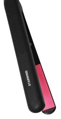 Выпрямитель Starwind SHE5500 25Вт черный/розовый макс.темп.:200С покрытие:керамическое