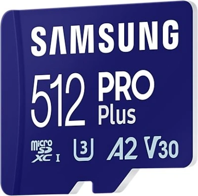 Флеш карта microSDXC 512GB Samsung MB-MD512SA Pro PLUS V30 + adapter