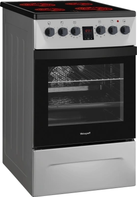 Плита Электрическая Weissgauff WES 2V16 SE Premium Line серебристый стеклокерамика (без крышки)