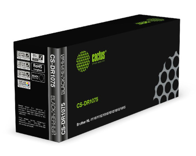 Блок фотобарабана Cactus CS-DR1075 DR-1075 черный ч/б:10000стр. для HL-1110/1112/1510/1512/1810/1815 Brother