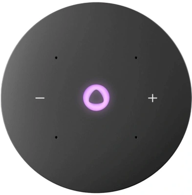 Умная колонка Yandex Станция Мини 3 Алиса черный 12W 1.0 BT/Wi-Fi (YNDX-00027BLK)