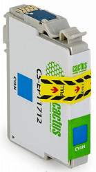 Картридж струйный Cactus CS-EPT1712 17XL голубой (10мл) для Epson XP-33/103/203/207/303/306/403/406 с чипом