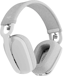 Наушники с микрофоном Logitech ZONE Vibe 100 белый мониторные BT оголовье (981-001219)