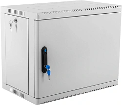 Шкаф коммутационный ЦМО (ШРН-9.500.1) настенный 9U 600x529мм пер.дв.металл 200кг серый 470мм 20.9кг 180град. 479мм IP20 металл