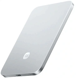 Мобильный аккумулятор Xiaomi UltraThin Magnetic Power Bank 5000 15W GL 5000mAh QC/PD 22.5W 3A USB-C беспров.зар. серебристый (BHR08Z2GL)