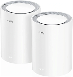 Бесшовный Mesh роутер Cudy M3600 (M3600(2-PACK)) BE3600 10/100/1000BASE-T белый (упак.:2шт)
