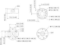 Монтажная коробка Dahua DH-PFA3310R