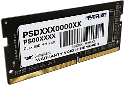 Память DDR4 16GB 3200MHz Patriot PSD416G32002S Signature Line RTL PC4-25600 CL22 SO-DIMM 260-pin 1.2В Ret