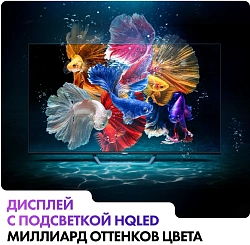 Телевизор QLED Haier 50" Smart TV S2 Pro Frameless черный 4K Ultra HD 60Hz DVB-T DVB-T2 DVB-C DVB-S DVB-S2 USB WiFi Smart TV (RUS)