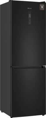 Холодильник Weissgauff WRK 185 Total NoFrost Inverter Black Inox 2-хкамерн. черная сталь