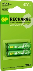 Аккумулятор GP Smart Energy 40AAAHCV-2CRSBC2 AAA NiMH 400mAh (2шт)