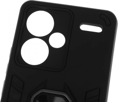 Чехол (клип-кейс) BoraSCO для Xiaomi Redmi Note 13 Pro+ Anti-Shok Case черный (52500)