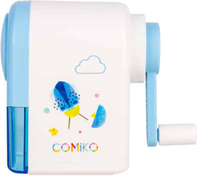 Точилка для карандашей механическая Deli E0641S 1 отверстие пластик ассорти