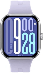 Смарт-часы Xiaomi Redmi Watch 5 2.07" AMOLED корп.серебристый рем.фиолетовый разм.брасл.:135-205мм (BHR9388GL)