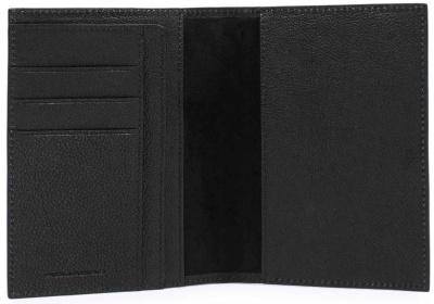 Обложка для документов унисекс Piquadro Black Square PP1660B3/N черный натур.кожа