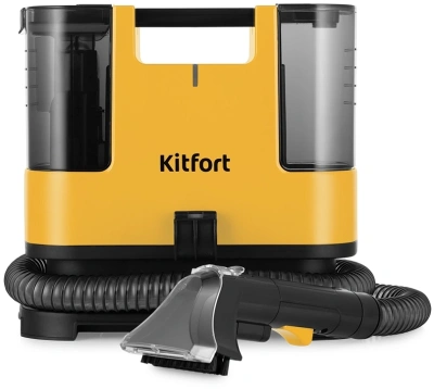 Пылесос моющий Kitfort КТ-5162 400Вт желтый/черный