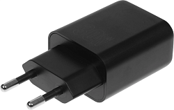 Сетевое зар./устр. Hoco Gentle PD30W+QC3.0 30W 3A (PD+QC) USB/USB Type-C универсальное черный (44358)