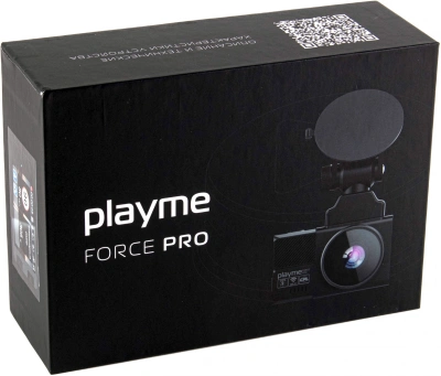 Видеорегистратор Playme Force pro черный 3Mpix 1296x2304 1296p 140гр. GPS MSTAR 8339