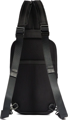 Рюкзак слинг мужской Piquadro Orion CA6625S136/N черный ткань/натур.кожа