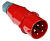 Вилка Lanmaster LAN-IEC-309-32A3P/M красный