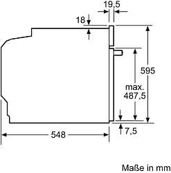 Духовой шкаф Электрический Bosch Serie 8 HBG978NB1 черный
