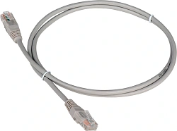 Патч-корд Lanmaster TWT-45-45-20-GY UTP RJ-45 вил.-вилка RJ-45 кат.5E 20м серый ПВХ (уп.:1шт)