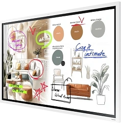 Панель Samsung 55" WM55FX белый VA LED 6.7ms 16:9 HDMI M/M матовая 450cd 178гр/178гр 3840x2160 4K USB 28.6кг