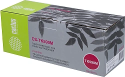 Картридж лазерный Cactus CS-TK590M TK-590M пурпурный (5000стр.) для Kyocera FS-C2026MFP/C2126MFP/C2526MFP/C2626MFP/C5250DN