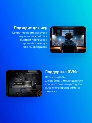 Накопитель SSD A-Data PCIe 4.0 x4 512GB SLEG-900-512GCS Legend 900 M.2 2280