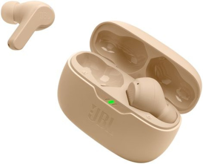 Гарнитура внутриканальные JBL Wave Beam песочный беспроводные bluetooth в ушной раковине (JBLWBEAMBEG)