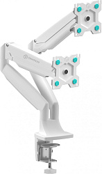 Кронштейн для мониторов Onkron G200 белый 13"-32" макс.18кг настольный поворот и наклон верт.перемещ.