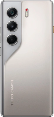 Смартфон Tecno Camon 40 Pro 256Gb 8Gb титан моноблок 3G 4G 6.78" 1080x2436 Android 15 50Mpix 802.11 a/b/g/n/ac NFC GPS GSM900/1800 GSM1900 Protect