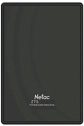 Накопитель SSD Netac USB-C 2TB NT01Z7S-002T-32BK Z7S 2.5" черный