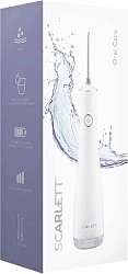 Ирригатор Scarlett SC-WF04 портатив. импульсн. 2насад. белый