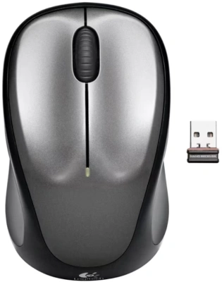 Мышь Logitech M235n серый/черный оптическая 1000dpi беспров. USB для ноутбука 2but (910-007129)