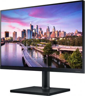 Монитор Samsung 24" F24T450GY черный IPS LED 16:10 DVI HDMI M/M матовая HAS Piv 250cd 178гр/178гр 1920x1200 75Hz DP FHD USB 5.5кг (RUS)